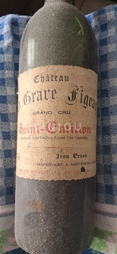 Bordeaux Saint-Émilion Grand Cru Château Grave Figeac Icke årgångsbetecknad
