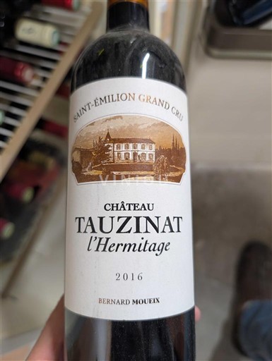 Burdeos Saint-Émilion Gran Cru Grand Cru Château Tauzinat l'Hermitage 2016