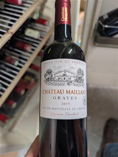 Bordeaux Graves Château Maillard 2019