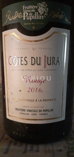 Jura Côtes-du-jura Fruitière Vinicole de Pupillin 2016