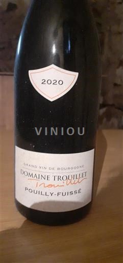 Bourgogne Pouilly-fuissé Domaine Trouillet Mon Villi 2020