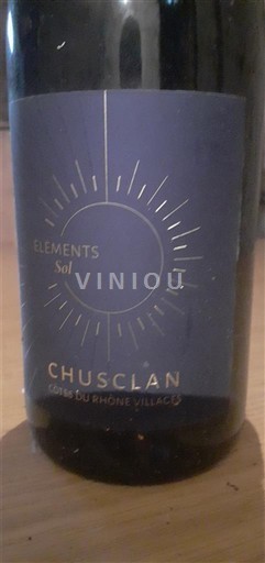 Vallée du Rhône Côtes-du-rhône-villages Chusclan Élément'Sol 2019