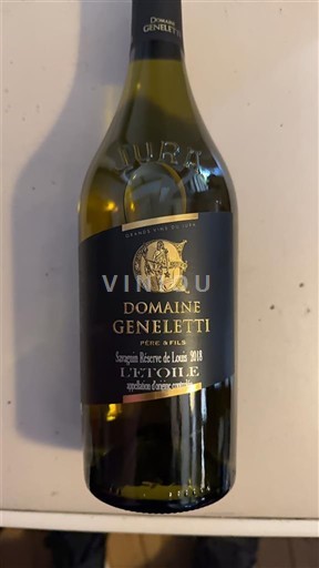 Jura L'Étoile Domaine Geneletti Savagnin Réserve de Louis 2018