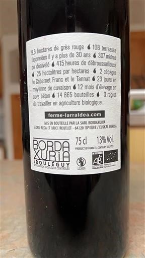 Sudoeste Irouléguy Borda Xuria 2020