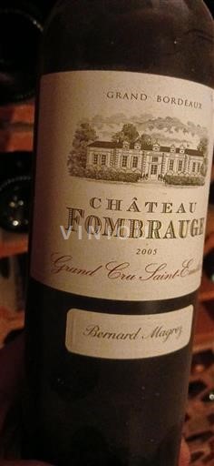Bordeaux Saint-Émilion Grand Cru Grand Cru Château Fombrauge 2005