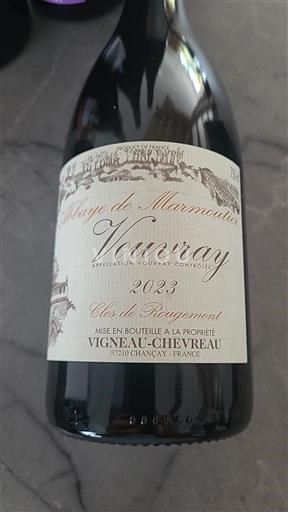 Vallée de la Loire Vouvray Vigneau-Chevreau Clos de Rougemont 2023