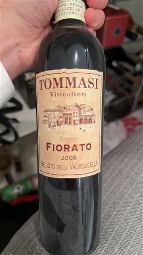 Wines of Veneto Recioto della Valpolicella. Tommasi Fiorato 2008