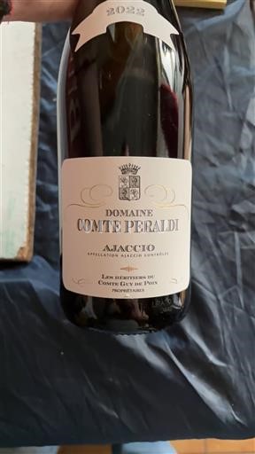 Corse Ajaccio Domaine Comte Peraldi 2022
