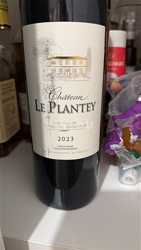 Bordeaux Castillon-côtes-de-bordeaux Château Le Plantey 2023