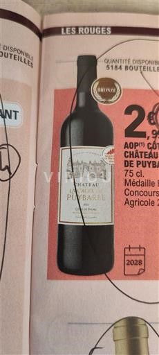 Bordeaux Blaye-Côtes-de-Bordeaux Château La Croix de Puybarbe 2023