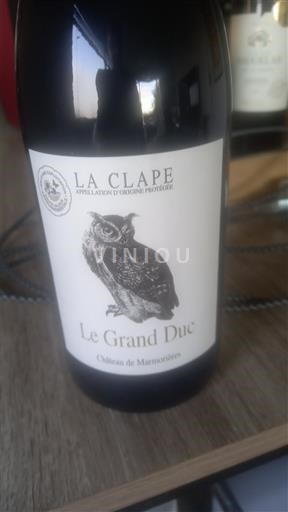 Languedoc La Clape Château Marmorières Le Grand Duc Non Millésimé