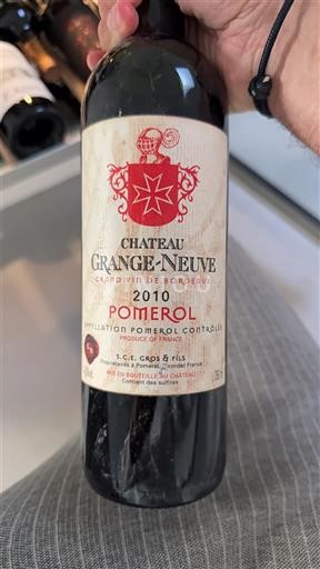 Bordeaux Pomerol Château Grange-Neuve 2010