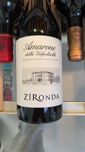 Vénétie Amarone della Valpolicella Zironda 2020