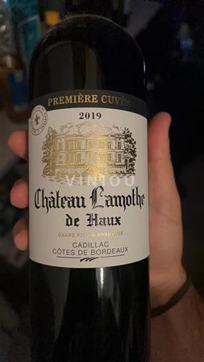 Bordeaux Cadillac-Côtes de Bordeaux Château Lamothe de Haux Première 2019