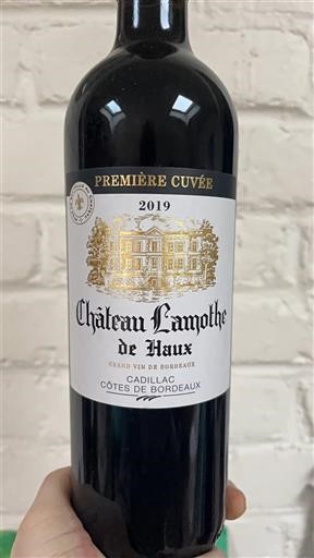 Bordeaux Cadillac-côtes-de-bordeaux Château Lamothe de Haux Première 2019