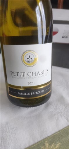 Bourgogne Petit-chablis Famille Brocard 2023