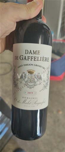Bordeaux Saint-Émilion Grand Cru Château La Gaffelière Dame de Gaffelière 2019