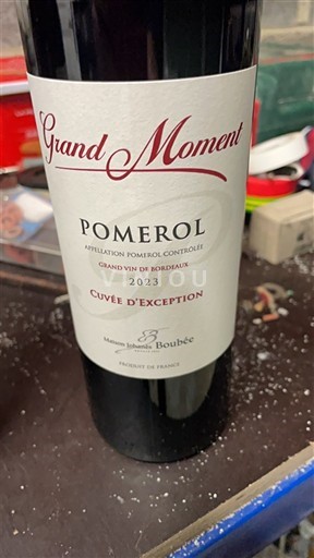 Bordeaux Pomerol Maison Johanna Boubée Grand Moment d'Exception 2023
