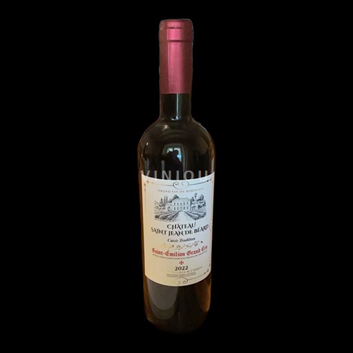 Vin Rouge sec Cuvée Tradition Château Saint Jean de Béard Non millésimé France Bordeaux Saint-Émilion Grand Cru AOC Grand Cru