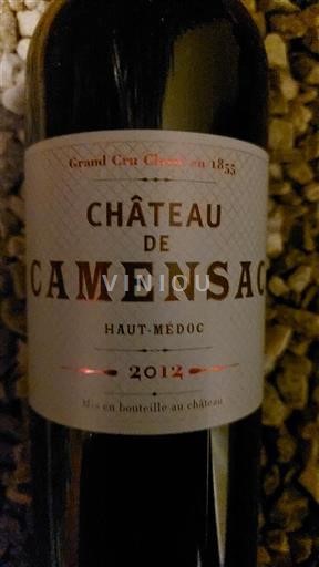 Bordéus Haut-Médoc Grand Cru Château Camensac 2012