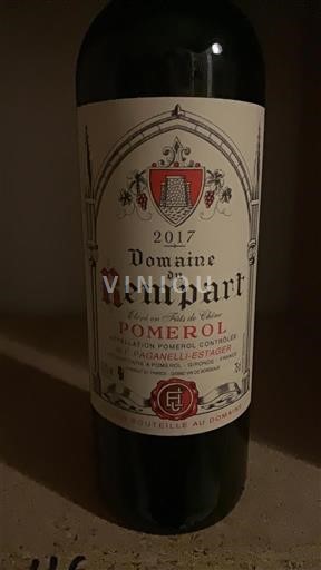 Bordoja Pomerol Domaine Rempart 2017