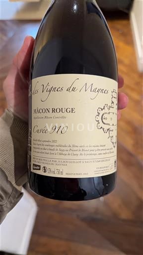 Burgundi Mâcon ja Mâcon-kylät Les Vignes du Maynes 910 2021