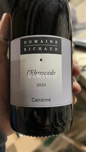 Thung lũng Rhône Cairanne Domaine Richaud l'Ebrescade 2023