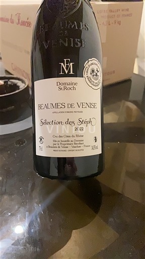 Valle del Rodano Beaumes de Venise Domaine St. Roch Sélection des Stéph 2022