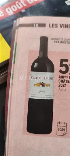Bordeaux Graves Château Cheret 2021