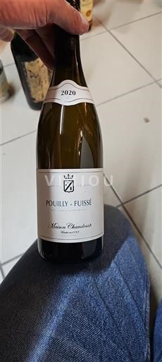 Bourgogne Pouilly-fuissé Maison Chanzy 2020