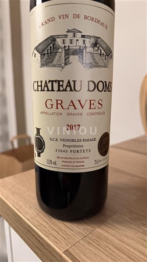 Bordeaux Graves Château Doms 2017