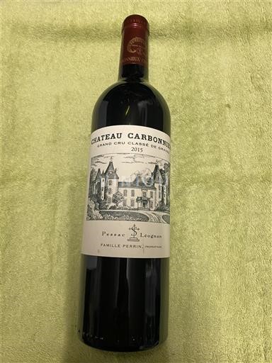 Bordeaux Pessac-Léognan Grand Cru Classé de Graves Château Carbonnieux 2015