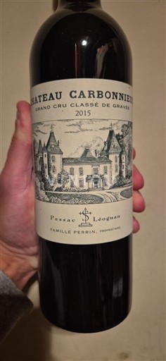 Vin Rouge sec Château Carbonnieux 2015 France Bordeaux Pessac-Léognan AOC Grand Cru Classé de Graves