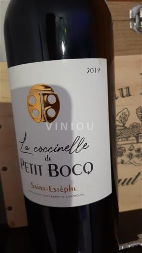 Bordeaux Saint-Estèphe Petit Bocq La coccinelle 2019
