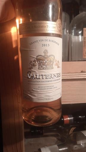 Bordeaux Sauternes La Cave Augustin Florent 2013