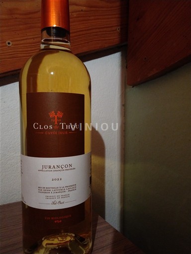 Sydvestfrankrig Jurançon Clos Thou Julie 2022