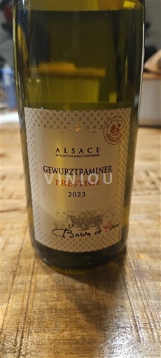 Алзас Аласас Grand Cru Baron de Hoen Prestige 2023