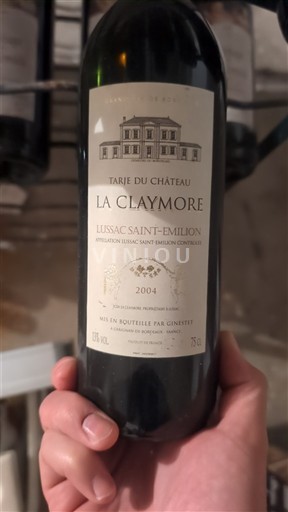 Bordeaux Lussac-saint-émilion La Claymore Tarie du Château 2004
