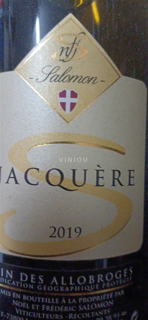 Alpes et pays Rhodaniens Vins des Allobroges Salomon 2019