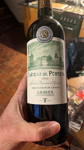 Bordeaux Graves Château Portets 2022