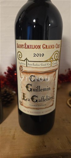 Bordeaux Saint-Émilion Grand Cru Grand Cru Château Guillemin La Gaffelière 2019