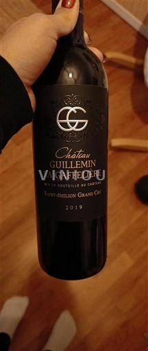 Bordéus Saint-Émilion Grand Cru Grand Cru Château Guillemin La Gaffelière 2019