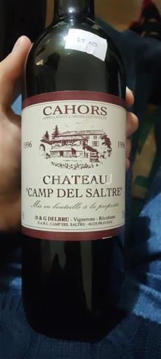 Sudoeste Cahors Château Camp del Saltre 1996
