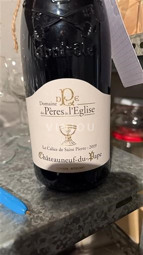 Rhônen laakso Châteauneuf-du-Pape Domaine Des Pères de l'Eglise Le Calice de Saint Pierre 2019