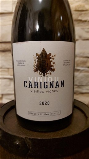 Languedoc ja Roussillon Katalonianrinteet Bellesrangues Vieilles Vignes Réserve Limitée 2020