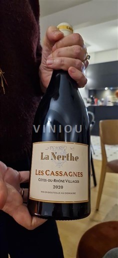 Vallée du Rhône Côtes-du-rhône-villages La Nerthe Les Cassagnes 2020