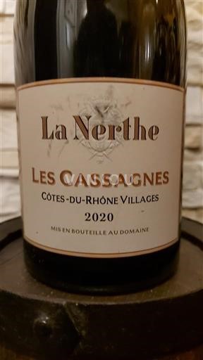 Vallée du Rhône Côtes-du-rhône-villages La Nerthe Les Cassagnes 2020