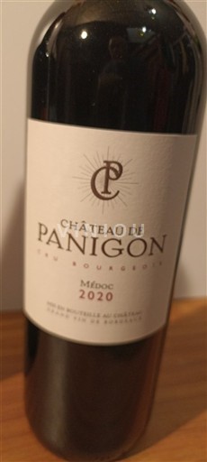 Bordeaux Médoc Château Panigon 2020