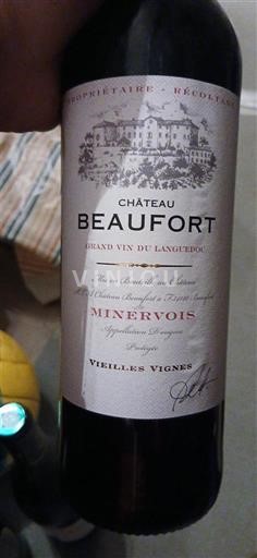 Languedoc Minervois Château Beaufort Vieilles Vignes 2022