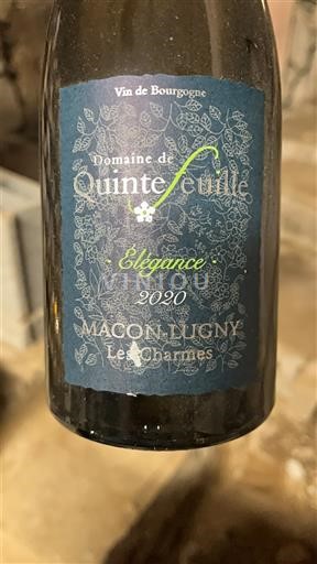 Borgogna Mâcon-Lugny Domaine Quintefeuille Élégance 2020